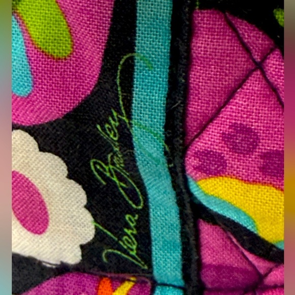 Vera Bradley Clare Va Va Bloom Retired Floral Pink Quilted Cotton Crossbody Bag - Picture 3 of 11